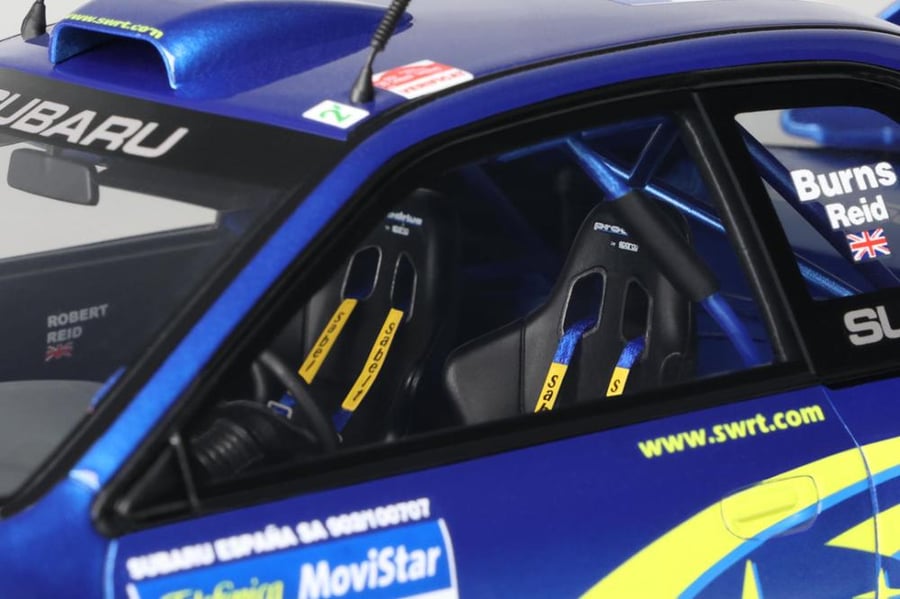 OTTO-MOBILE - SUBARU - IMPREZA WRC S6 N 3 2nd RALLY CATALUNYA 2000 RICHARD BURNS - ROBERT REID  Scale: 1/18   Manufacturer code: OT472   Colour: BLUE MET YELLOW   Material: resin   Year: 2000   Notes: LIMITED 2000 ITEMS