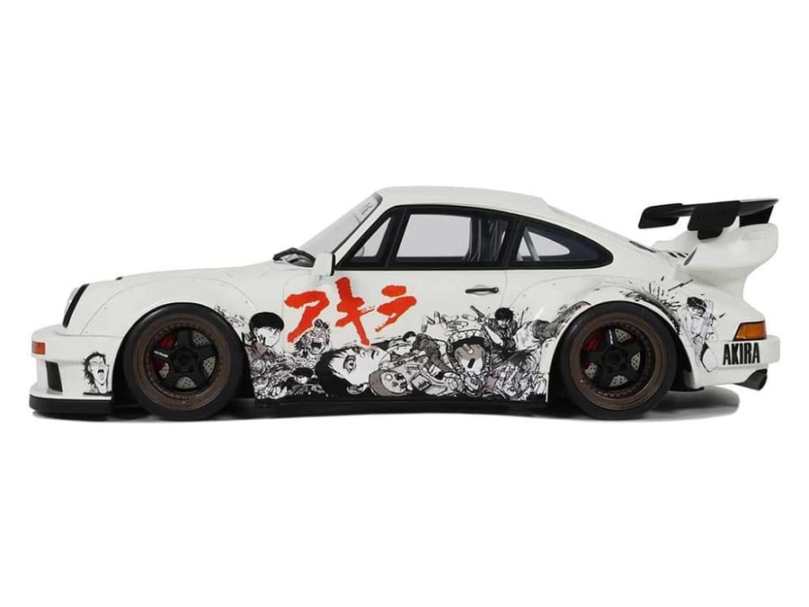 Porsche 911 RWB Rauh-Welt Akira 2024 Brand: Gt-spirit  Scale: 1/18 Color: glacier white  Limited Edition : 1 of 1200 Units  SKU: GT508