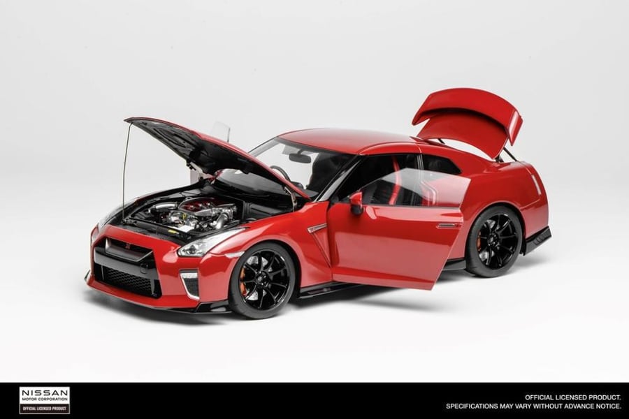 MotorHelix 1:18 Nissan Skyline GT-R Customized Version in Metallic Red MotorHelix | SKU: M83511