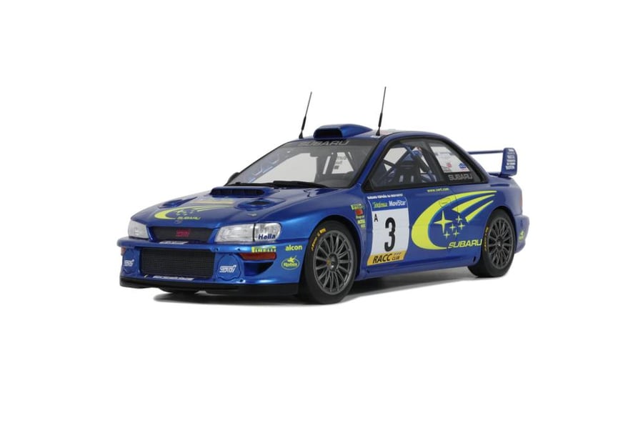OTTO-MOBILE - SUBARU - IMPREZA WRC S6 N 3 2nd RALLY CATALUNYA 2000 RICHARD BURNS - ROBERT REID  Scale: 1/18   Manufacturer code: OT472   Colour: BLUE MET YELLOW   Material: resin   Year: 2000   Notes: LIMITED 2000 ITEMS