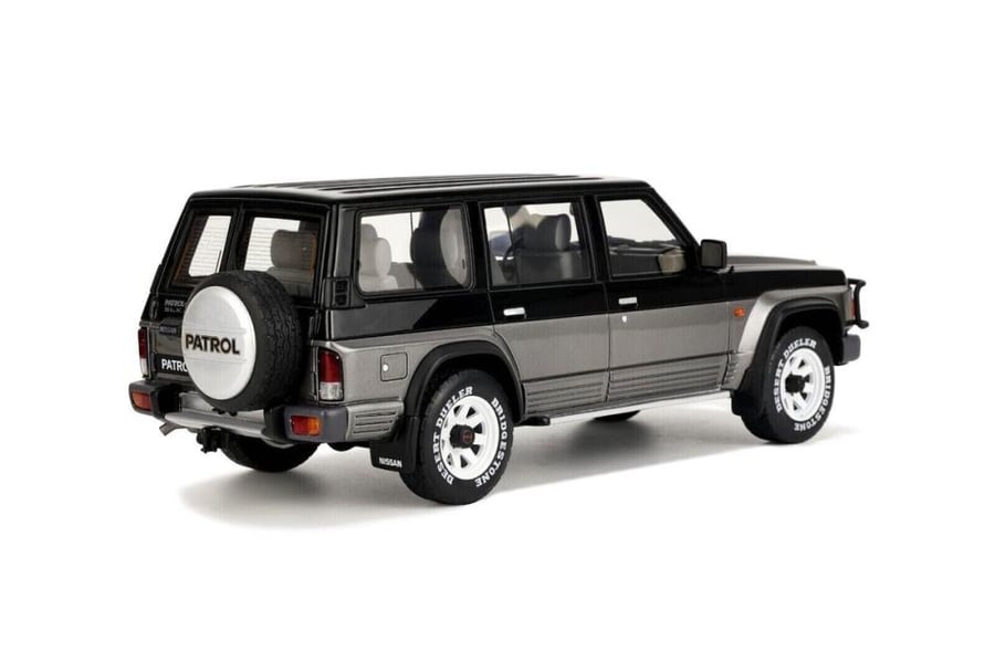 Nissan Patrol GR Y60 Scale: 1/18 Color: Black/Grey  Limited edition: 1 of 3000 Units Item Code : OT993