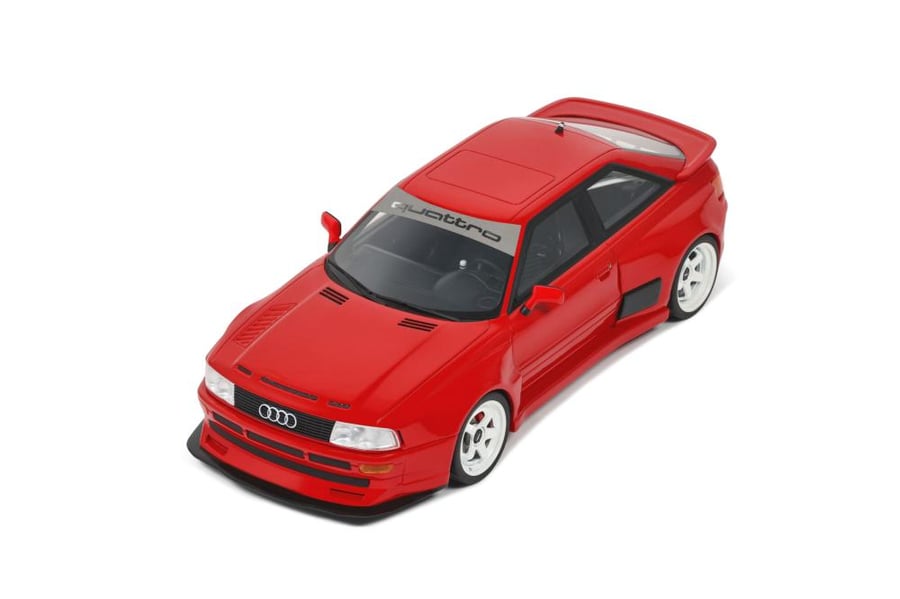 Otto Mobile 1:18 Audi 80 Coupe Prior Design Red 2021 Project Cars (OT1068)