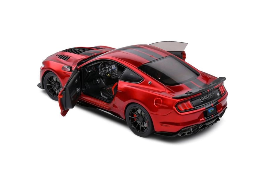 Ford Shelby Mustang Shelby GT500KR – Red / Black Stripes – 2023 S1805914 Solido 1:18