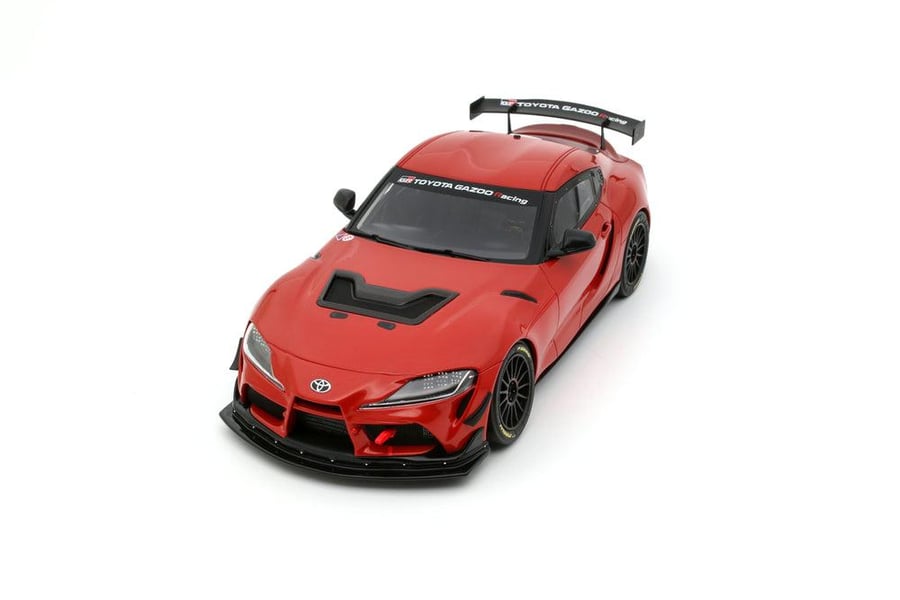 OTTO 1:18 Scale Resin - 2023 TOYOTA SUPRA GT4 100 EDITION, PLASMA ORANGE - OT1123 Limited Edition 1 of 999 Units