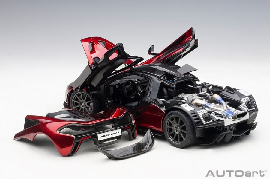 Mclaren P1 Brand: Autoart Color: Red  Scale: 1/18 SKU : 76062