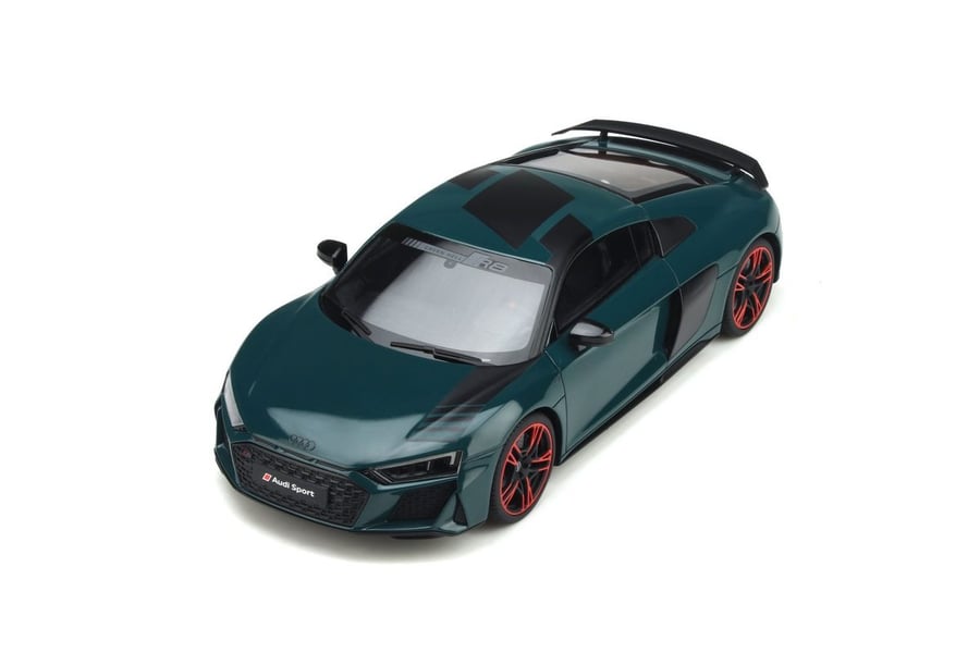 AUDI R8 V10 2019 Brand: Gt-spirit  Scale: 1/18 Color: Green  Limited edition: 1 of 999 Units Item Code : GT863