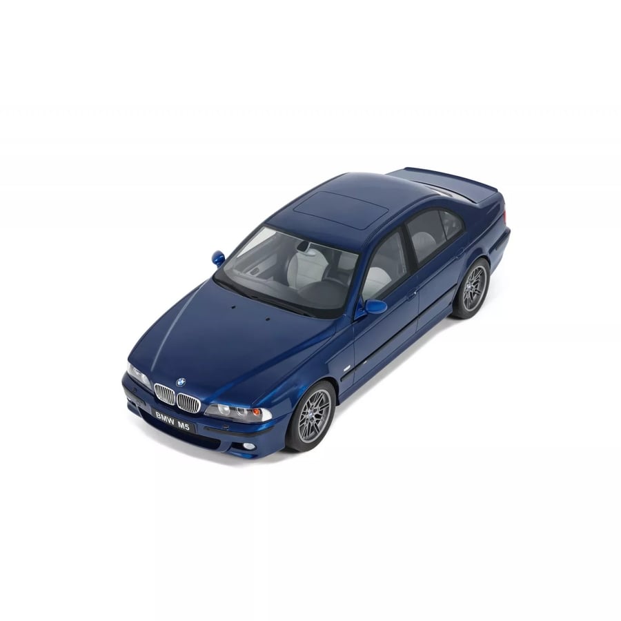 OTTO-MOBILE - BMW - 5-SERIES M5 (E39) 1998  Scale: 1/12  Manufacturer code: G073  Colour: BLUE  Material: resin  Year: 1989  Notes: LIMITED EDITION