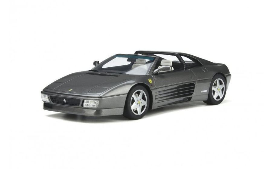 : FERRARI - 348 GTS SPIDER 1993  Brand: Gt-spirit  Color: Grey  Scale: 1/18 Limited edition: 1 of 999 Units Item Code : GT332