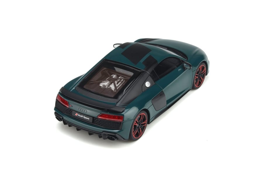 AUDI R8 V10 2019 Brand: Gt-spirit  Scale: 1/18 Color: Green  Limited edition: 1 of 999 Units Item Code : GT863
