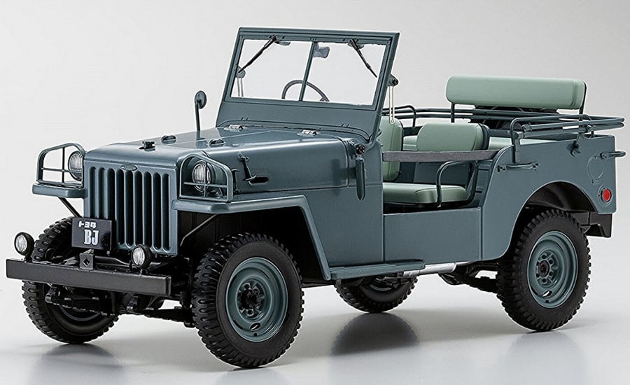 Toyota Land Cruiser BJ - Light Green 1:18 Scale Diecast Replica Model by Kyosho K08959G