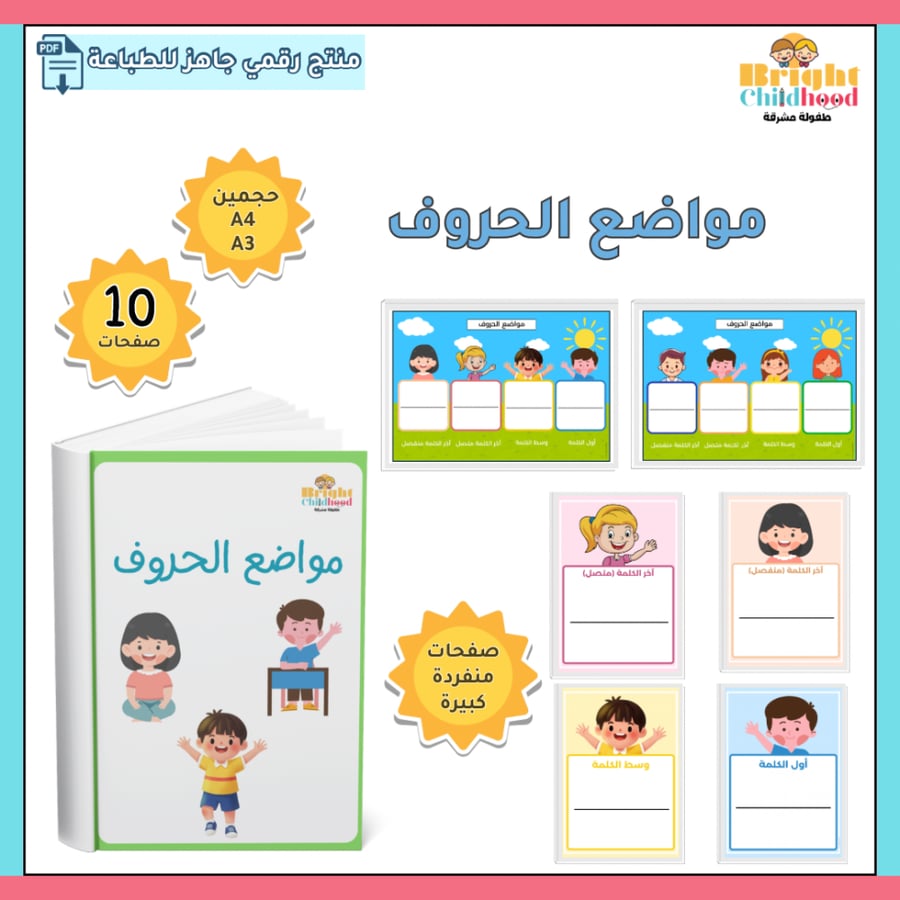 مواضع الحروف