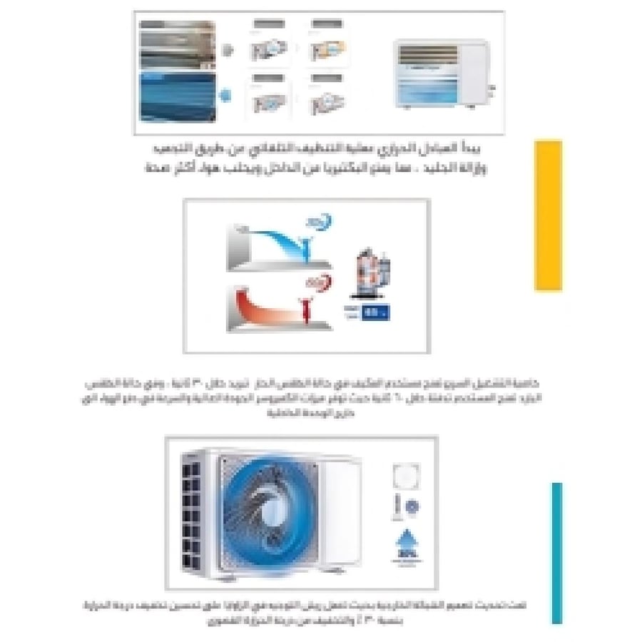 مكيف سبليت بارد فقط 23000 وحدة – هايسينس AS24CCN25 – أداء قوي وتبريد سريع مع ضمان 5 سنوات للضاغط