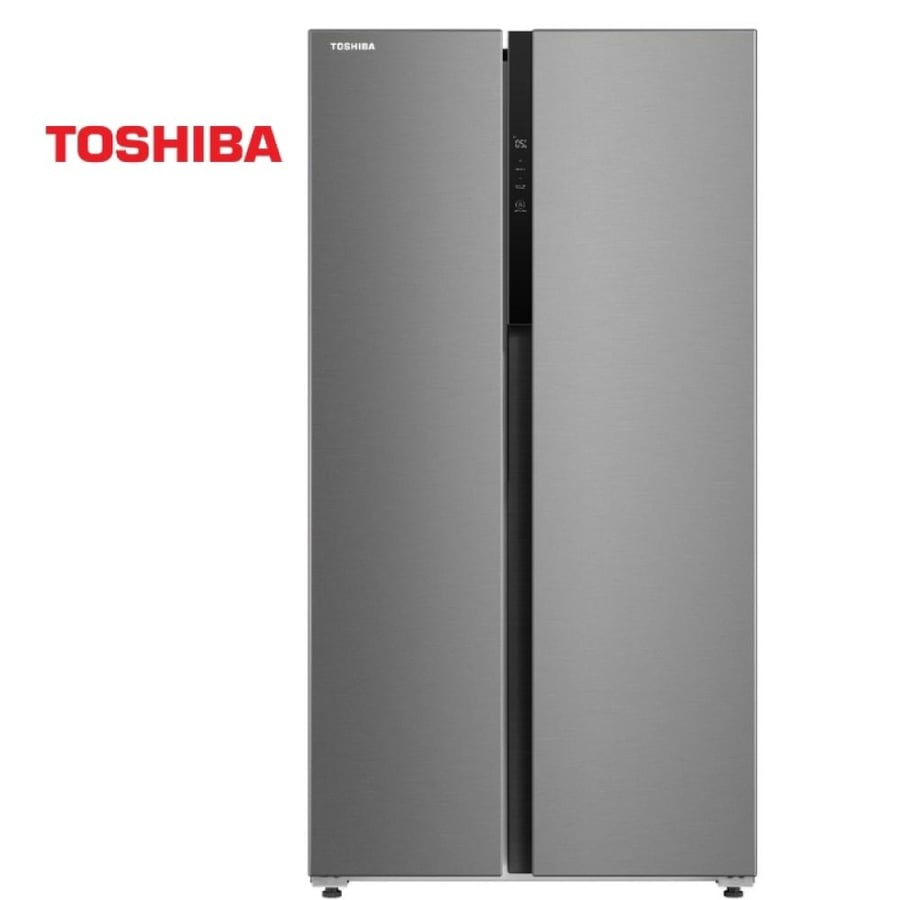 ثلاجه توشيبا 19.6 قدم انفيرتر دولابي اسود  GR-RS780WI