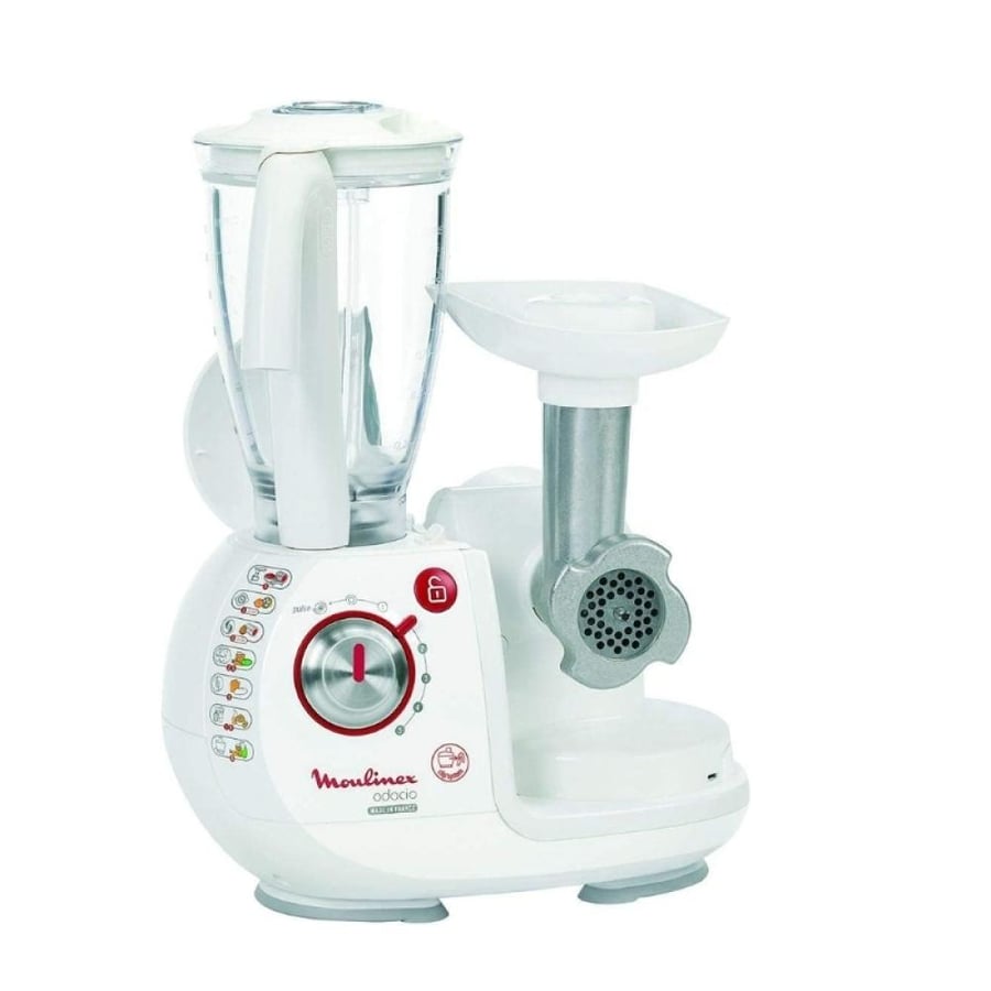 Multifunctional food processor 38 in 1 from Moulinex Odacio 3 – 1000 watt power – 3 liter capacity – white (FP7371)
