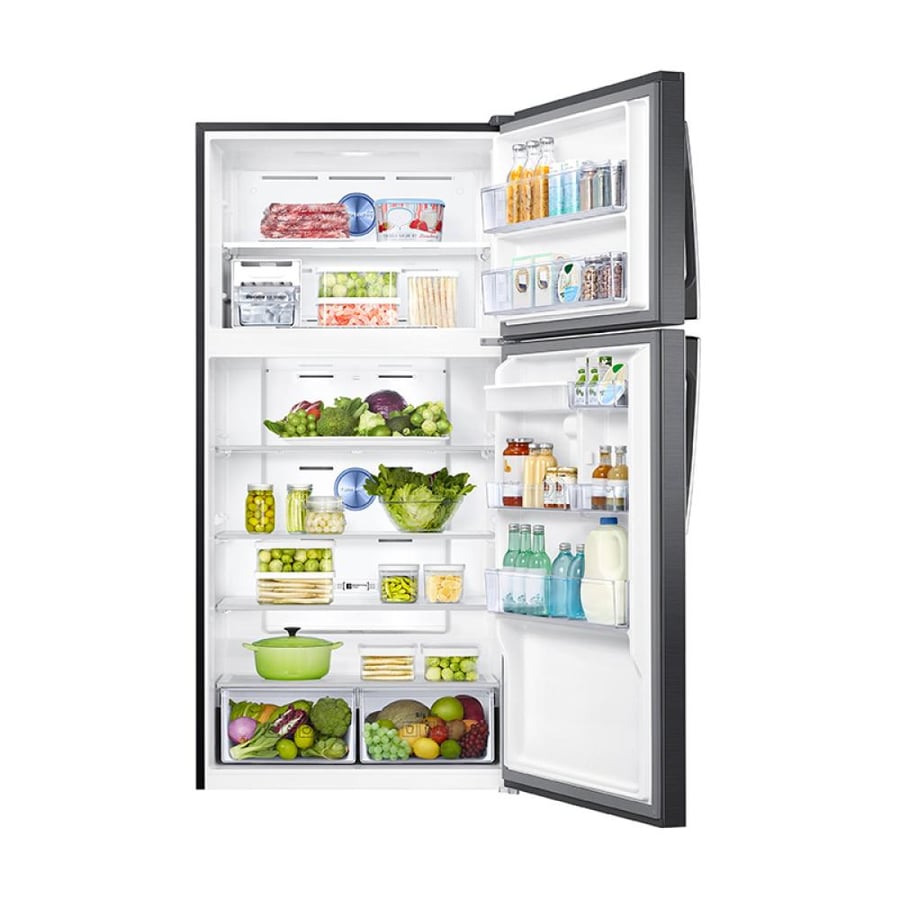 Samsung refrigerator two doors 20.7 cubic feet matte black RT58K7110BS