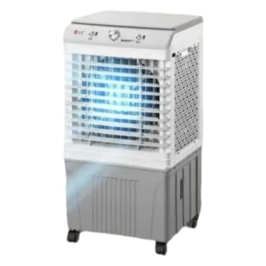 Desert air cooler DLC 45-liter capacity – 130 watts with movable wheels | Powerful cooling for large spaces