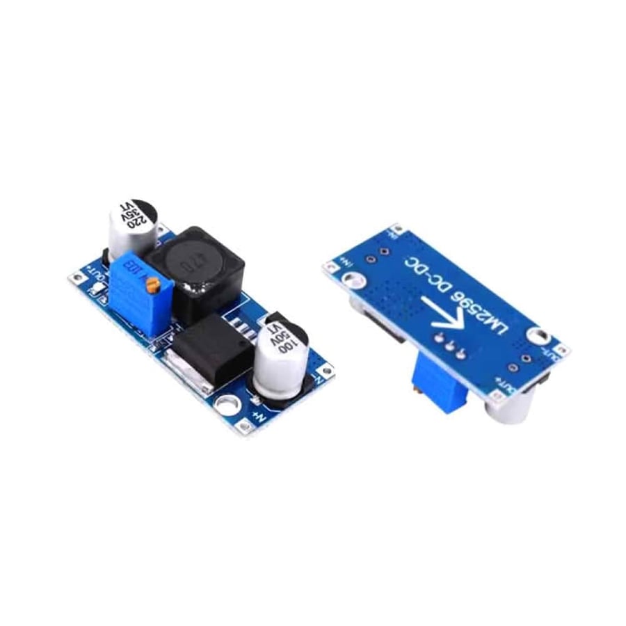 LM2596 Adjustable 3A DC-DC Step-down Converter Module | وحدة محول DC-DC خافض للجهد 3 أمبير قابلة للتعديل