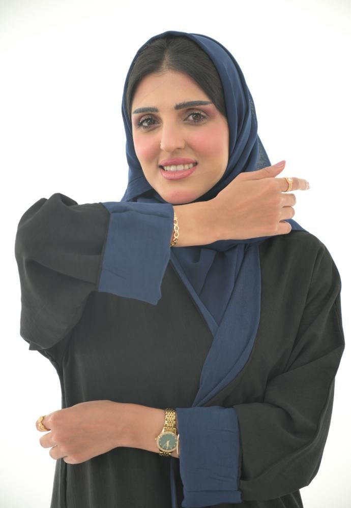 عبايه وجهين اسود وكحلي