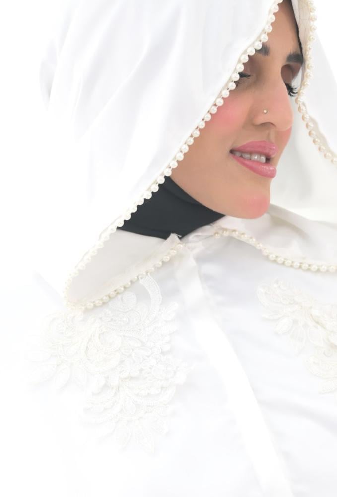عبايه عروس تصميم جديد