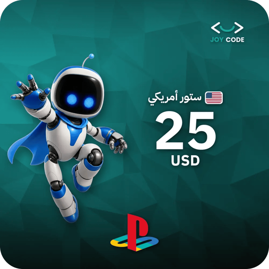 بطاقة بلايستيشن 25 دولار أمريكي