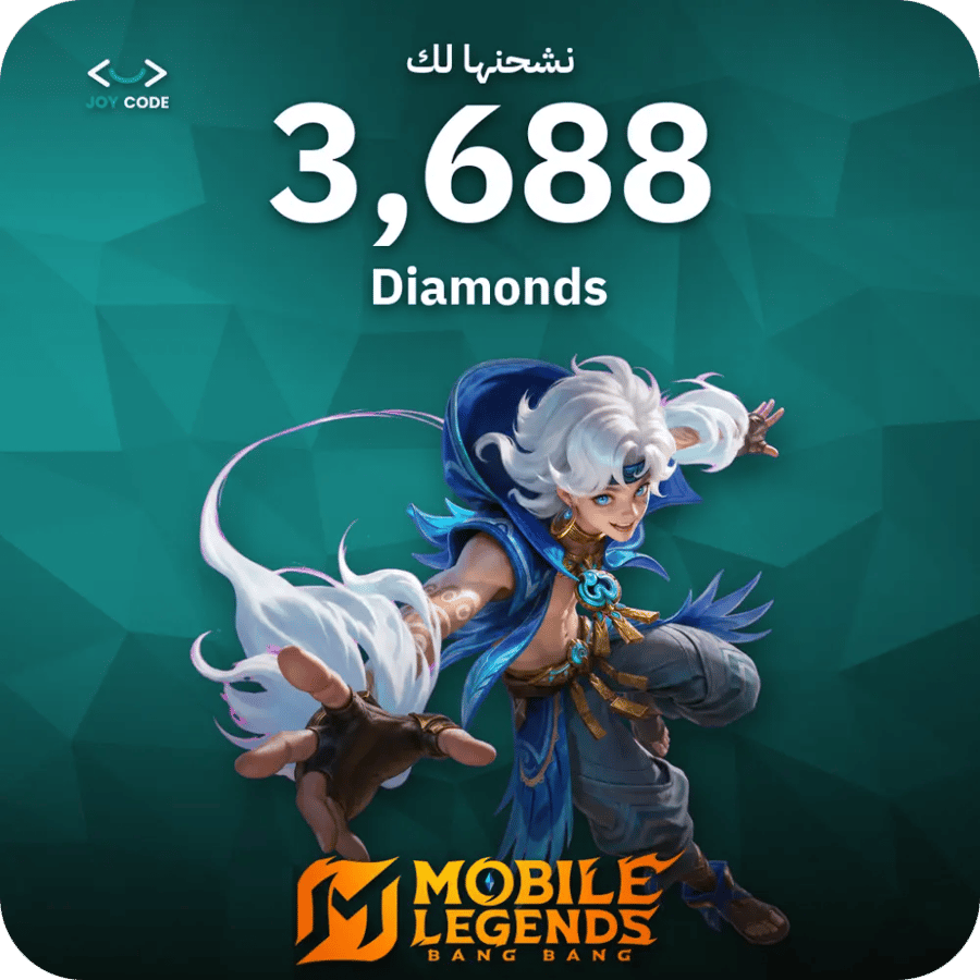 موبايل ليجندز / 3688 Diamonds / Top Up