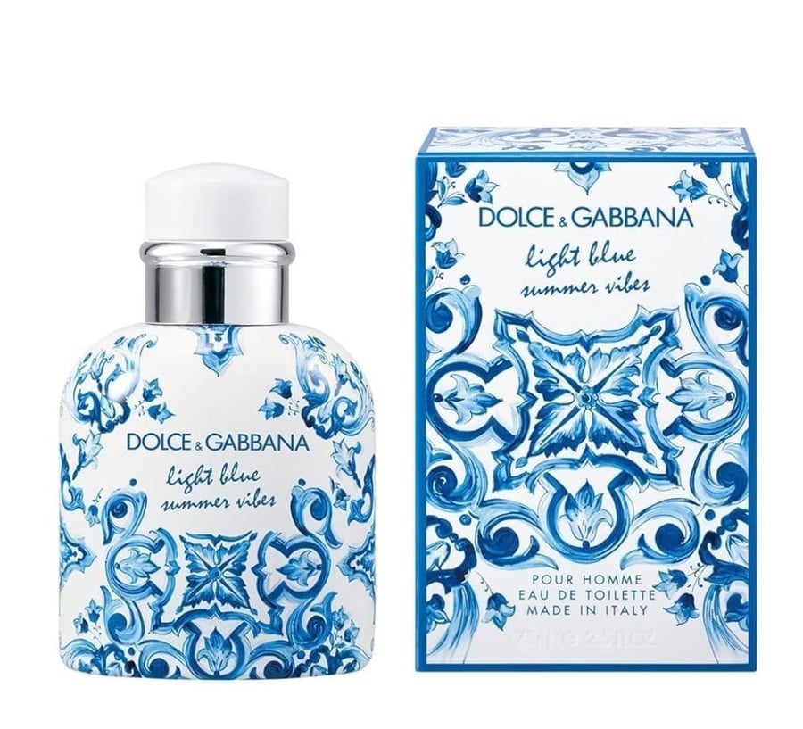 عطر دولتشي غابانا لايت بلو سمر فايبس بور هوم الرجالي او دو تواليت 75مل أصلي 100%