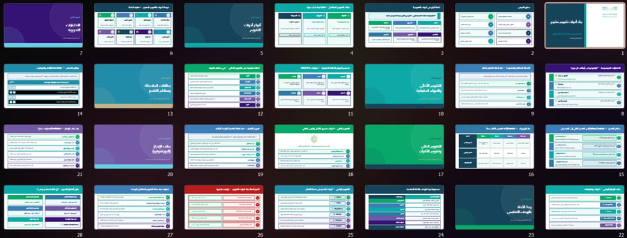 ورشة عمل: توظيف التقويم في التدريس