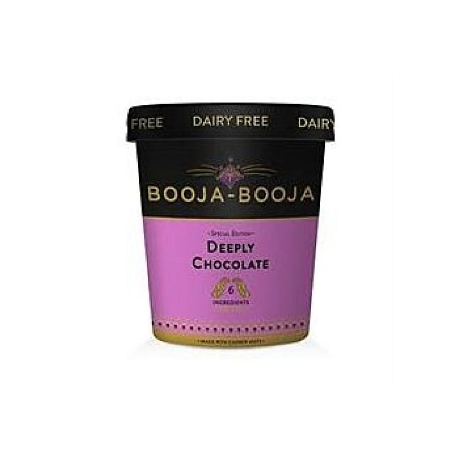 آيسكريم بوجا  بنكهة الشوكولاتة نباتي عضوي  ٤٦٥مل | Booja Organic Dairy Free Deeply Chocolate Ice Cream 465ml