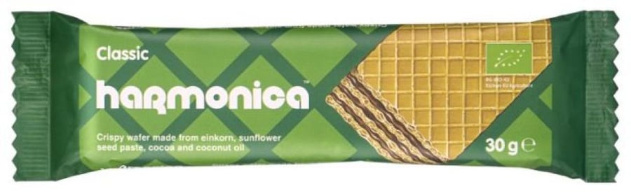 هارمونيكا بسكويت ويفر كلاسيكي مع قمح إينكورن 30 غ | Harmonica Organic Einkorn Wafer Classic 30g