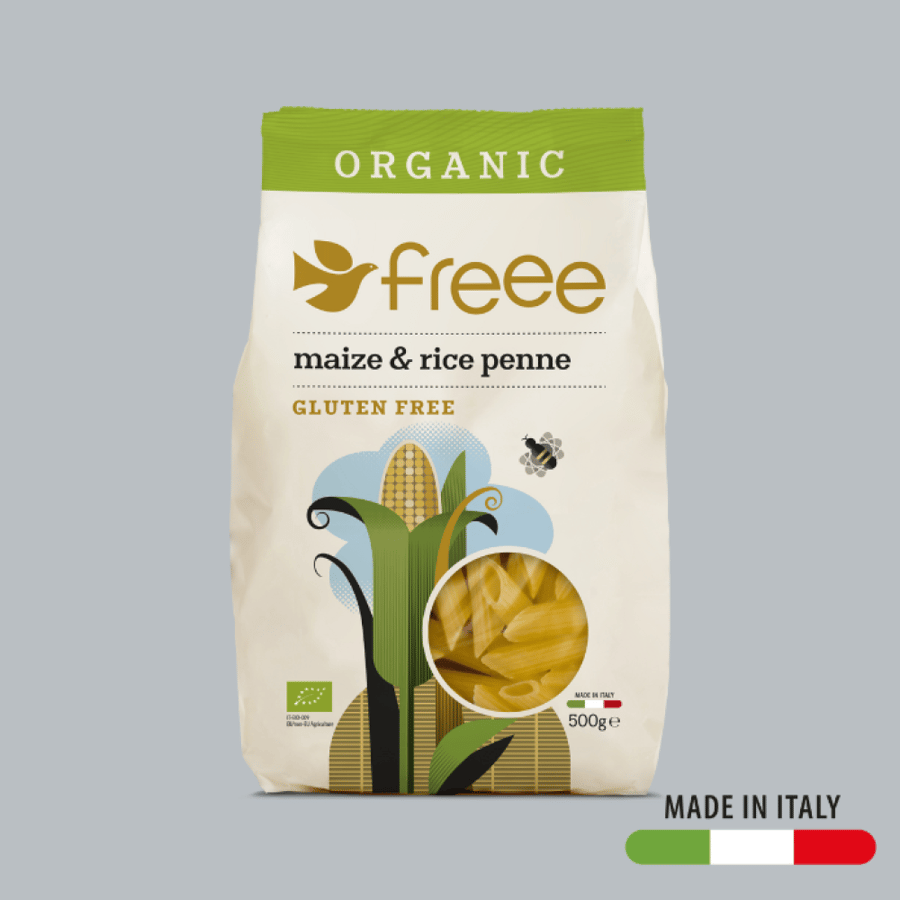Doves Farm Organic Maize & Rice Penne 500g