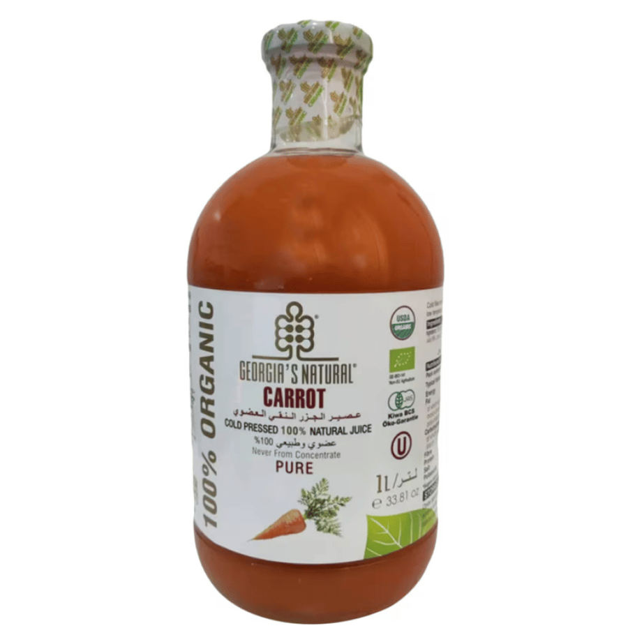 جورجيا عصير الجزر  العضوي النقي ١ لتر | Georgia's Natural Organic Carrot Juice 1L
