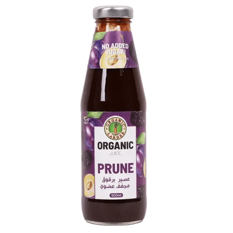 أورجانيك لاردر عصير برقوق مجفف عضوي ٥٠٠مل | Organic Larder Organic Pure Prune Juice 500ml
