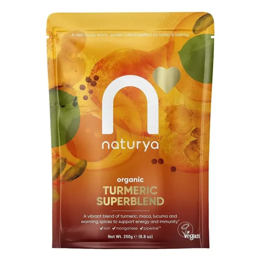 ناتوريا خليط الكركم السوبر العضوي ٢٥٠ غ | Naturya Turmeric Superblend Organic 250g