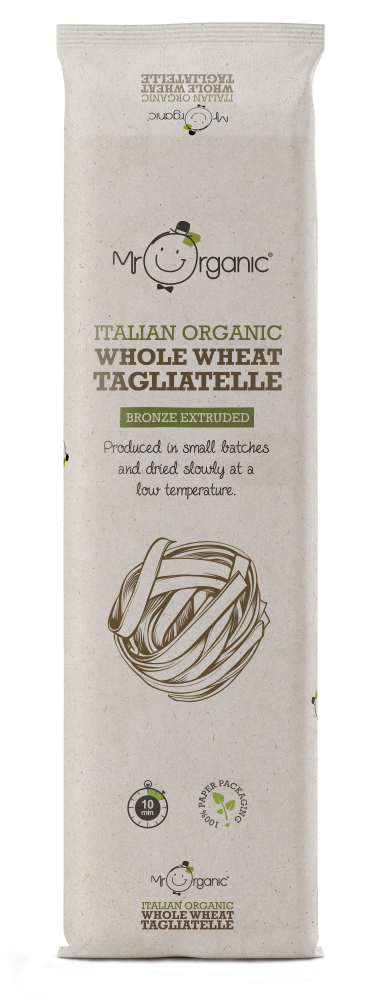 مستر أورجانيك تالياتيلي باستا | Mr Organic Whole Wheat Tagliatelle 500g