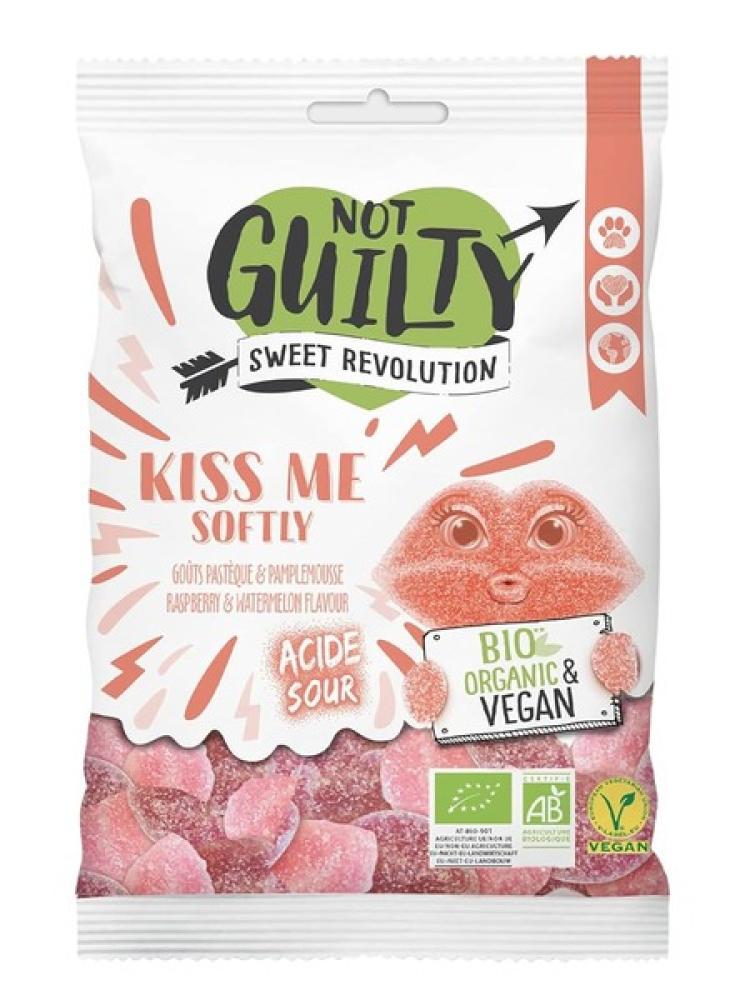 نوت غيلتي حلوى جيلي عضوية ونباتية بنكهة التوت البري والقريب فروت   ١٠٠غ | Not Guilty Organic Vegan gummies Raspberry & Grapefruit flavour 100g