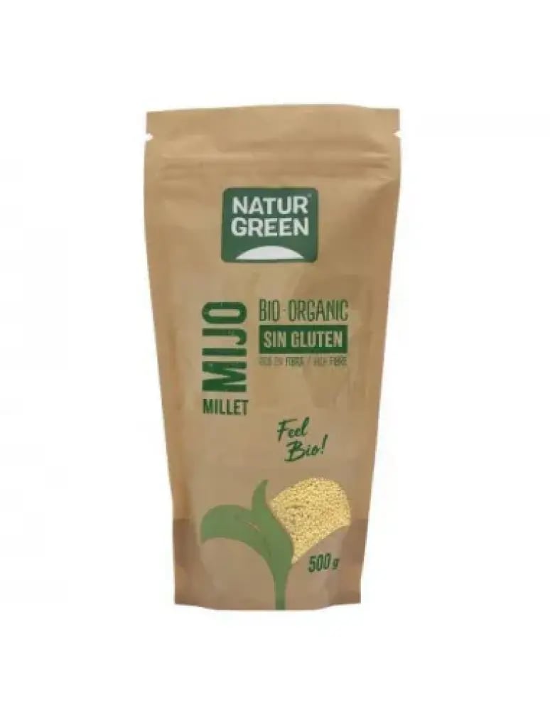 نـاتشـر جرين حبوب الدخن العضوي ٥٠٠غ | Natur Green Organic Millet Seeds 500g