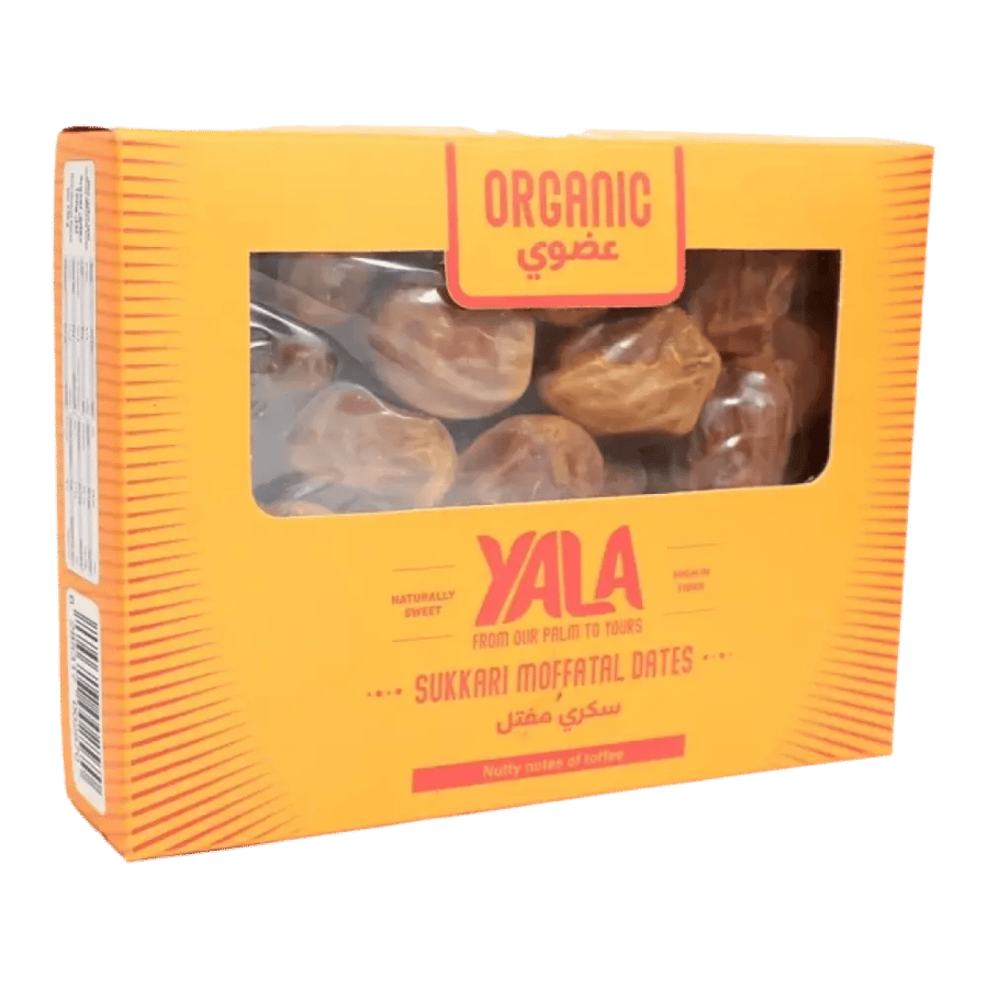 يالا تمر سكري  عضوي درجة أولى ٤٠٠ جرام | Yala Organic Sukkarie Dates Grade A 400g