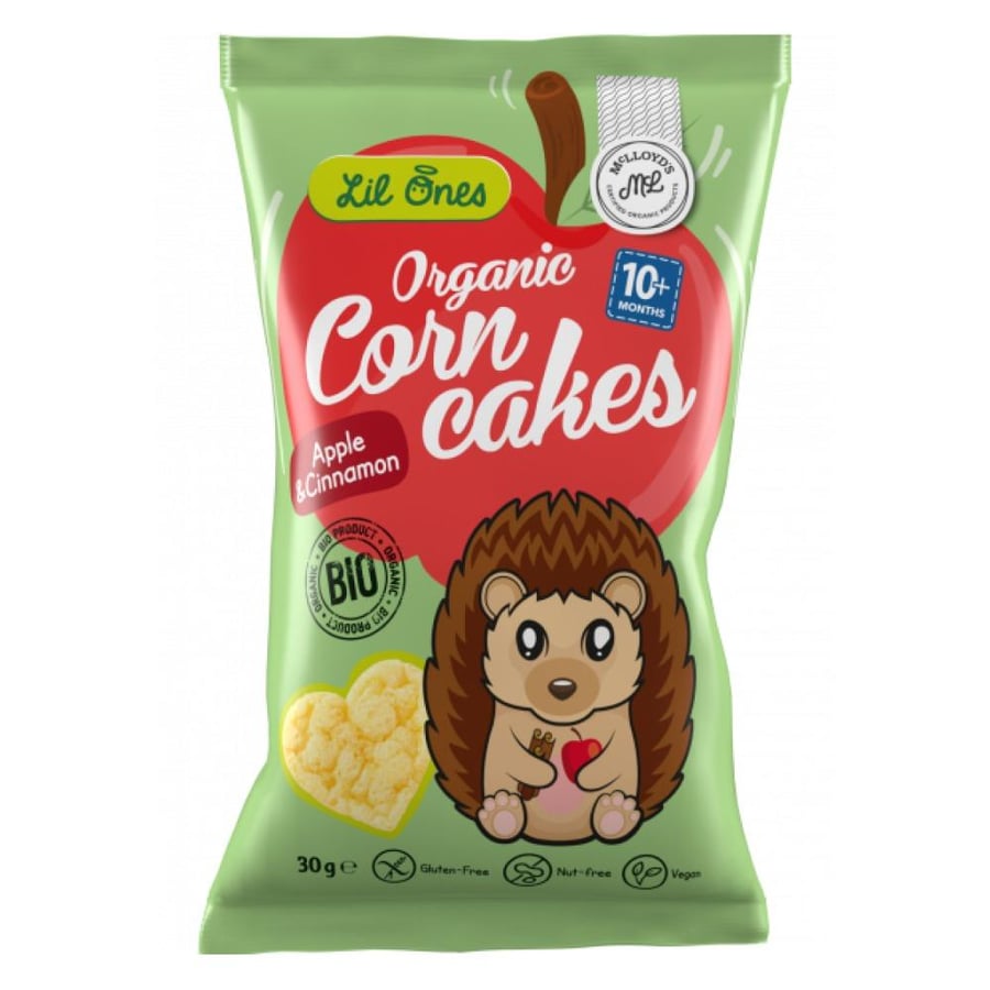 ليل وانز سناكس الذره والتفاح والقرفة  ٣٠غ | Lil Ones Apple Cinnamon Corn Snacks 30g
