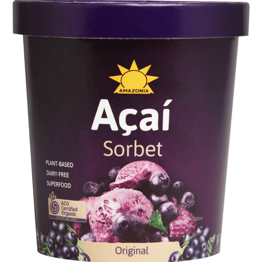 أمازونيا أساي سوربيه عضوي  ٥٠٠ مل | Amazonia Organic Acai Sorbet 500ml