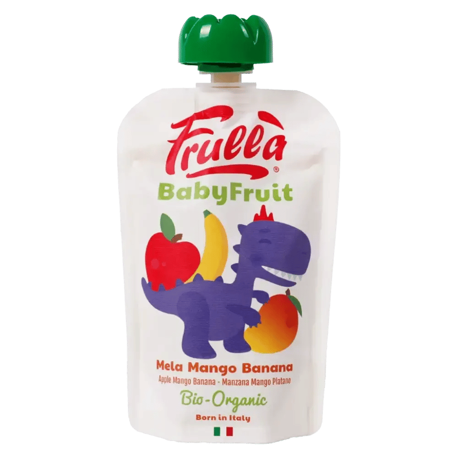 فرولا مهروس المانجو والتفاح والموز عضوي  ١٠٠غ | Frulla Apple Mango Banana Organic 100g