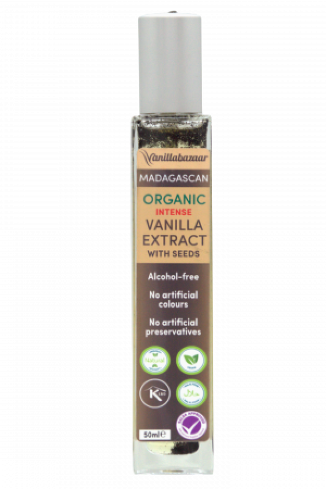 فانيلا بازار مستخلص فانيليا مدغشقر العضوي ٥٠مل | Vanillabazaar Purity Organic Madagascan Vanilla Extract 50ml