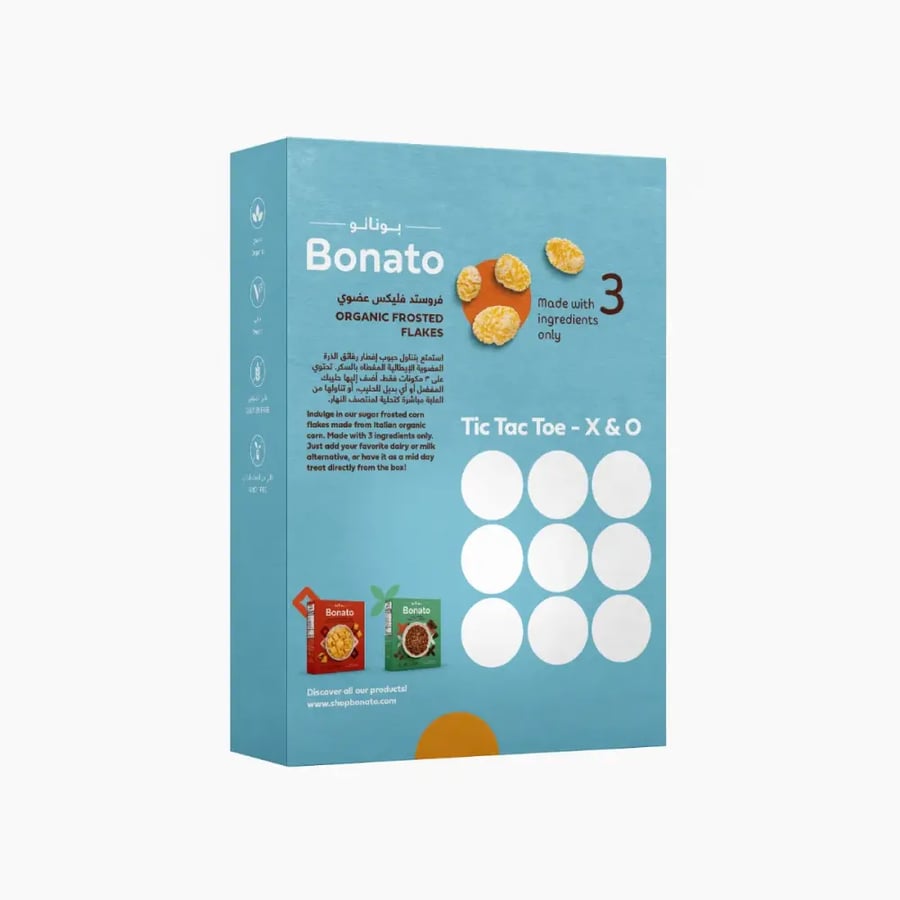 بناتو فروستد فليكس ٣٠٠جم عضوي | Bonato Organic Frosted Flakes 300g