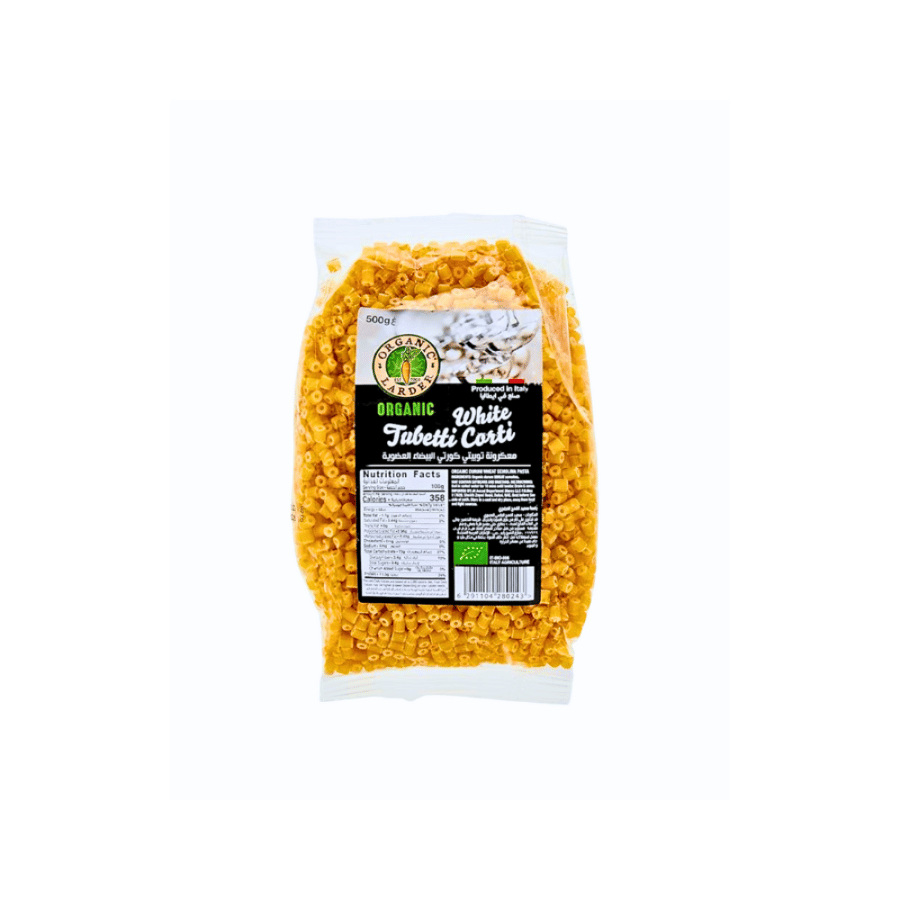 Organic Larder White Tubetti Corti Pasta Vegan 500g