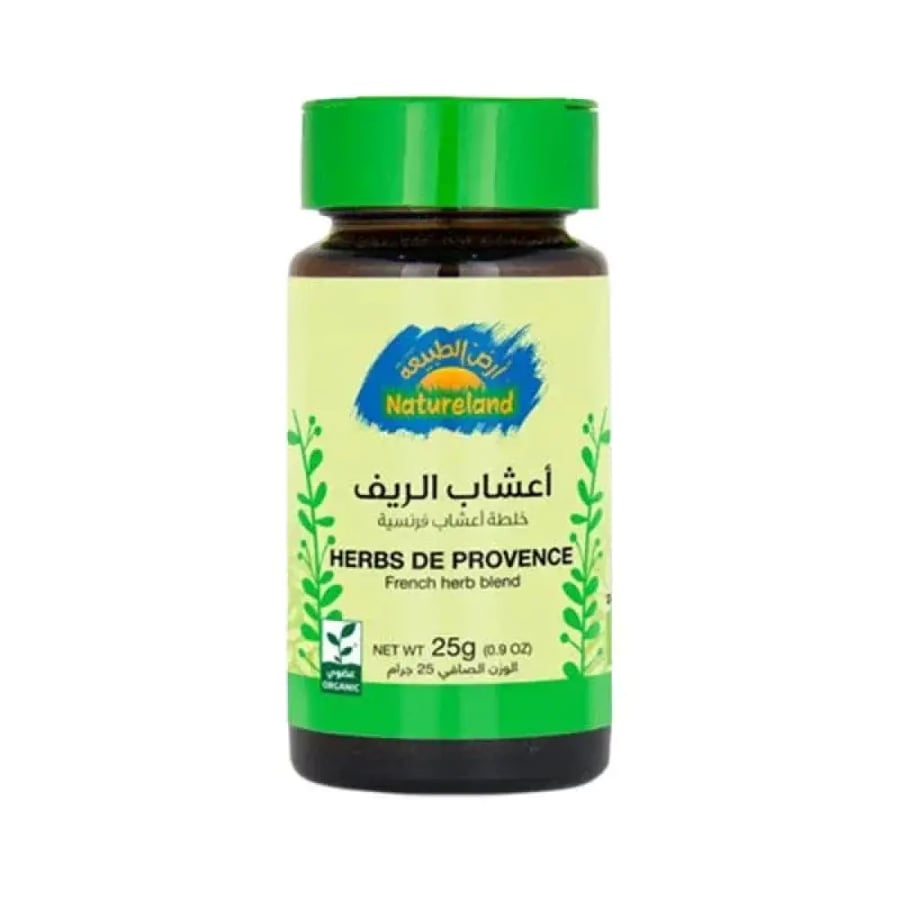 ارض الطبيعة أعشاب الريف 25جم عضوي | Natureland Organic Herbes de Provence 25g