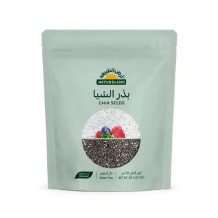 ارض الطبيعة بذور الشيا ٢٥٠ غ عضوي | Naturland Organic Chia Seeds  250g