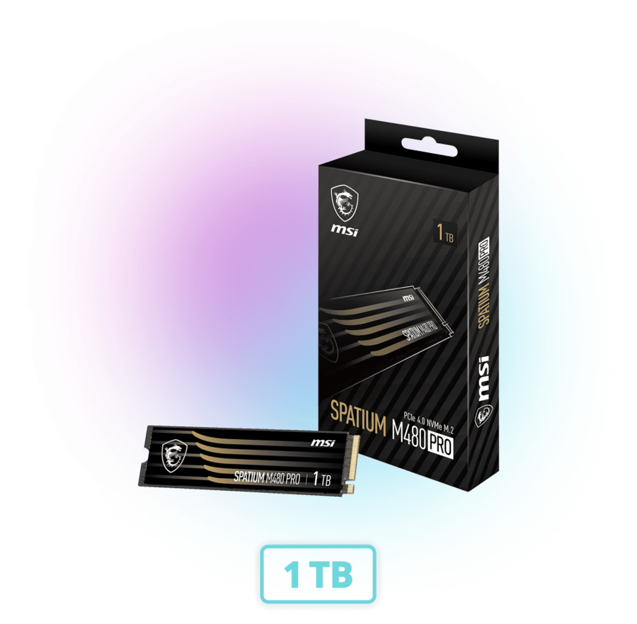MSI Gaming SPATIUM M480 PRO 1TB