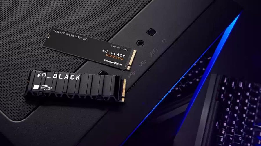 WD_BLACK SN850X NVMe SSD with Heatsink 2TB Up to 7300MB/s