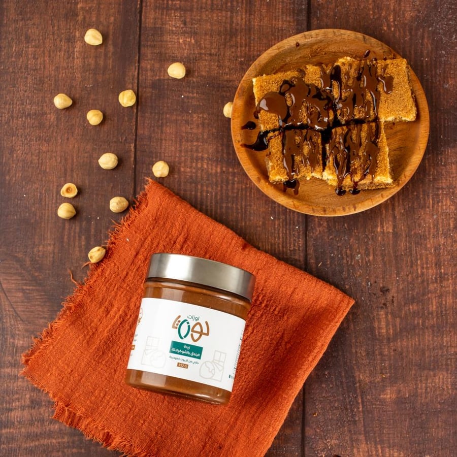 Hazelnut butter with chocolate