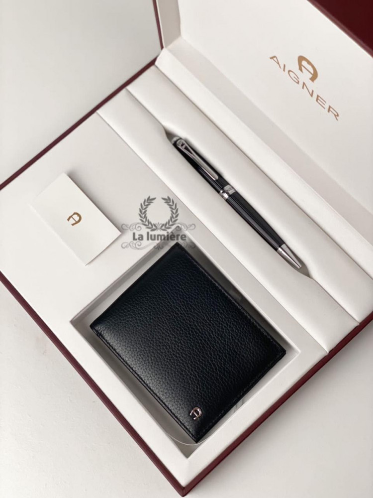 طقم قلم +محفظة  aigner