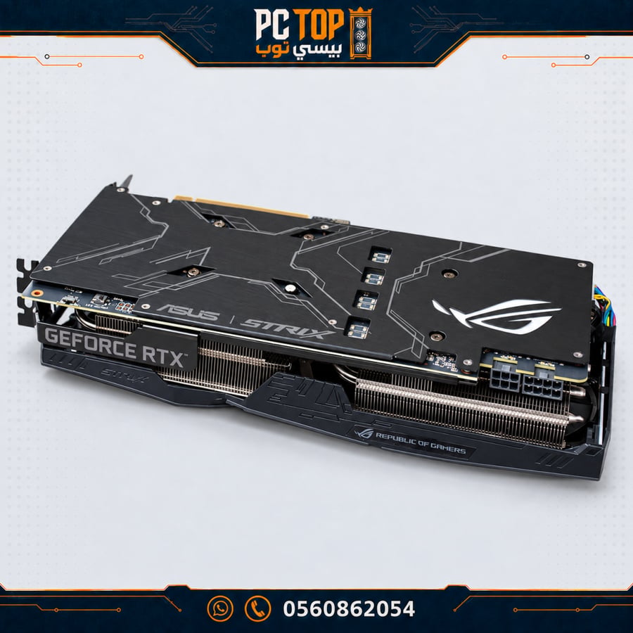 كرت شاشة مستعمل  ASUS ROG Strix GeForce RTX 2060 OC 6GB GDDR6